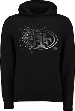 San Francisco 49ers Shatter Logo Graphic Hoodie L