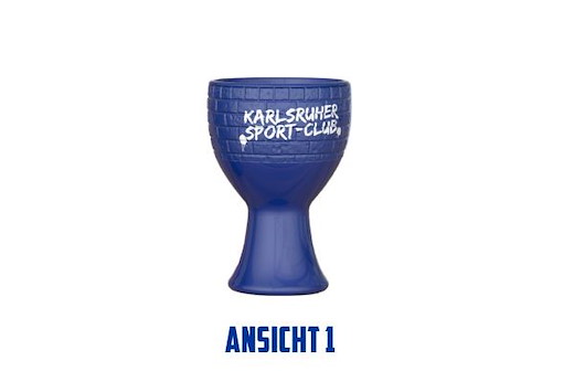 Karlsruher SC Eierbecher-Set Mauer 