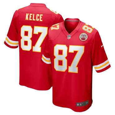Kansas City Chief Nike Home Game Jersey Kelce 87 S