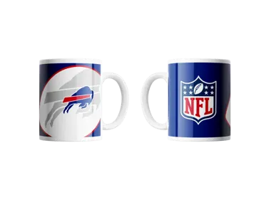 Buffalo Bills Classic Mug Shadow Logo & Shield 330ml