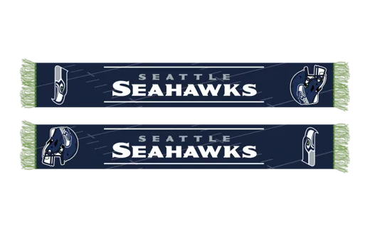 Seattle Seahawks HD Knitted Jaquard Scarf 145x20cm