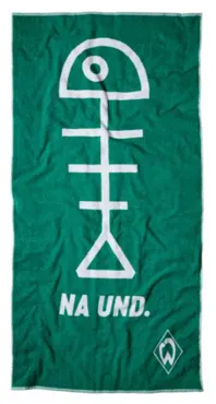 SV Werder Bremen GOTS Badetuch Fischkopp 90x180cm