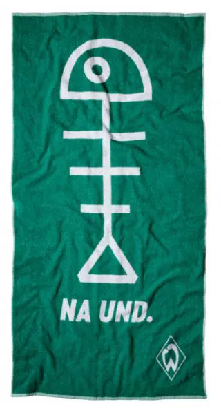SV Werder Bremen GOTS Badetuch Fischkopp 90x180cm