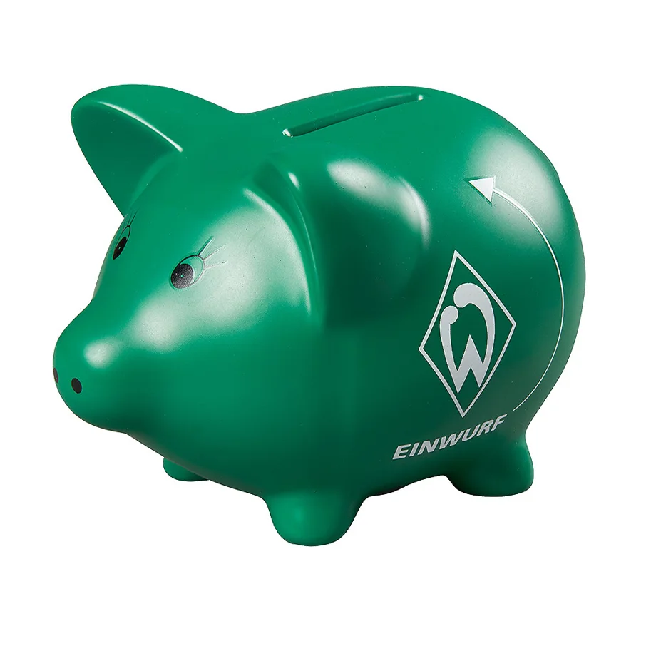 Werder Bremen Sparschwein Einwurf 