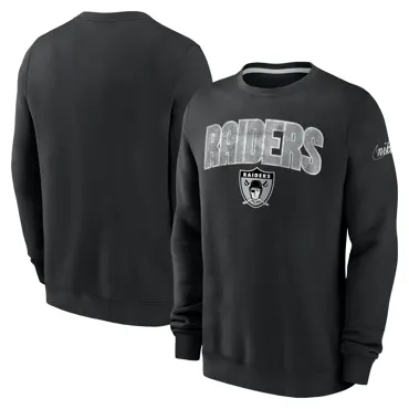 Las Vegas Raiders Nike Rewind Club Crew Fleece  2XL