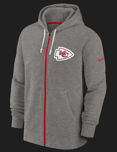 Kansas City Chiefs FZ Historic Lifestyle Hoodie L