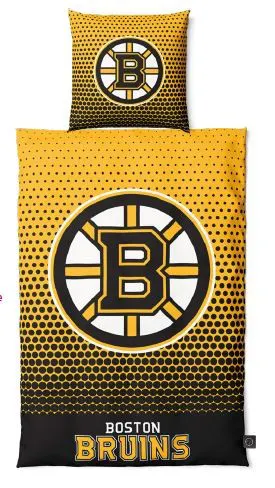Boston Bruins Bettwäsche-Set/Bedding Set "DOTS" 135x200 + 80x80cm