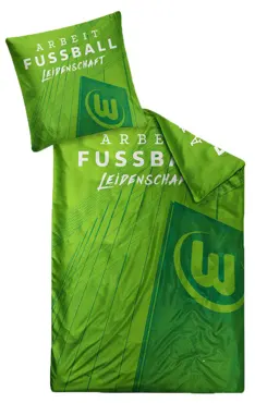 VfL Wolfsburg Bettwäsche A-F-L grün
