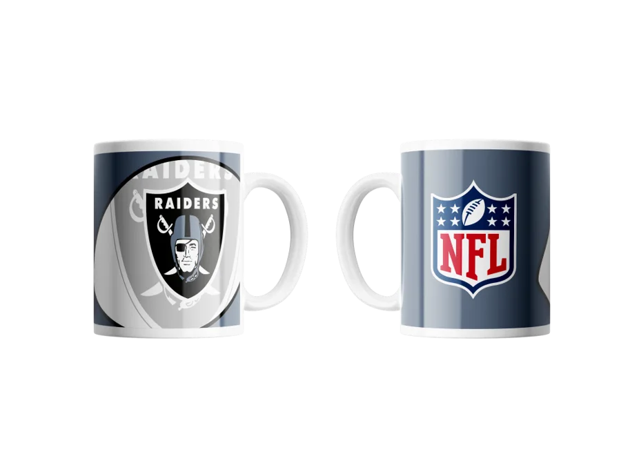 Las Vegas Raiders Classic Mug Shadow Logo & Shield 