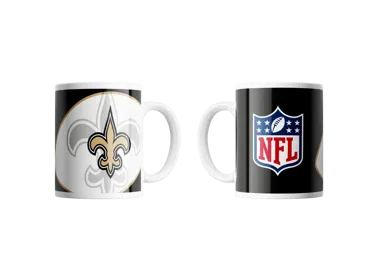 New Orleans Saints Mug Shadow Logo & Shield 330ml