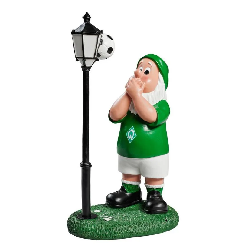 Werder Bremen Gartenzwerg Laterne 