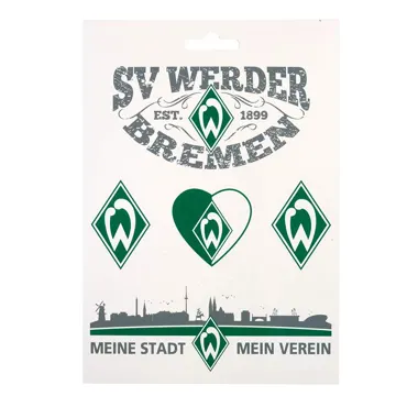 SV Werder Bremen Aufkleber-Set Motive 5tlg.