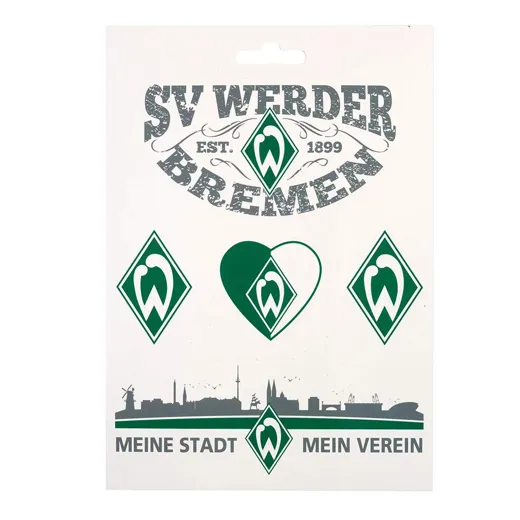 SV Werder Bremen Aufkleber-Set Motive 5tlg.