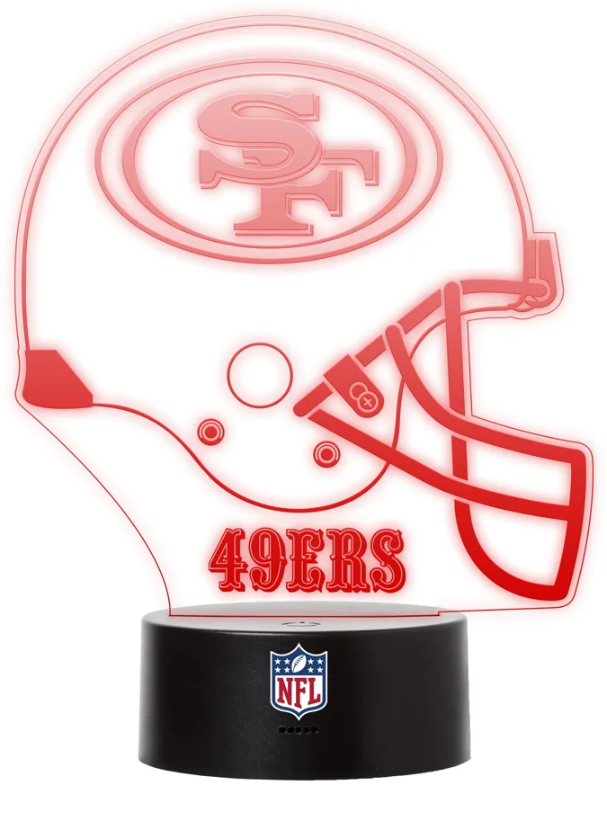 San Francisco 49ers NFL LED-Licht "HELM"  
