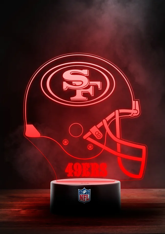 San Francisco 49ers NFL LED-Licht "HELM"  