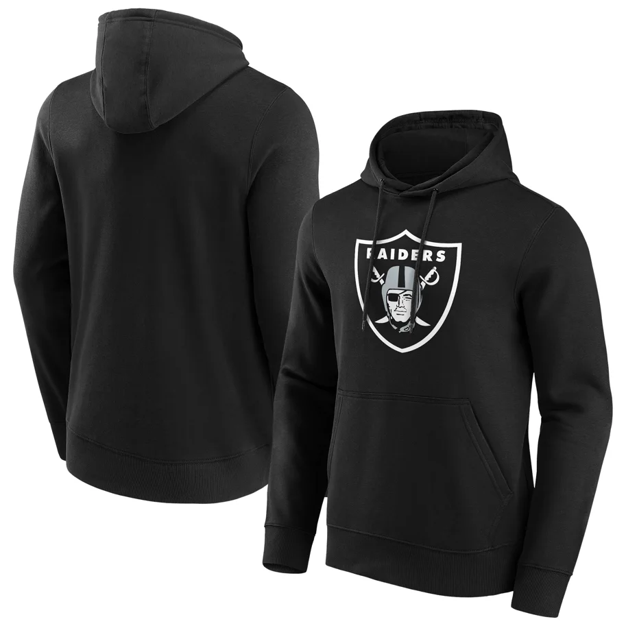 Las Vegas Raiders Primary Logo Graphic Hoodie v3 S