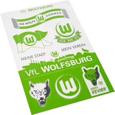 VfL Wolfsburg Aufkleberkarte