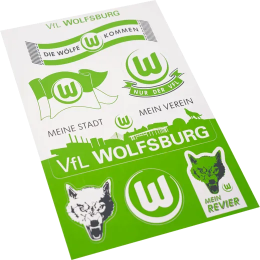 VfL Wolfsburg Aufkleberkarte