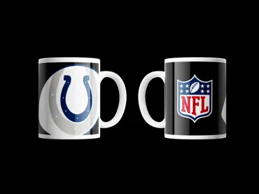Indianapolis Colt Classic Mug Shadow Logo & Shield 330ml