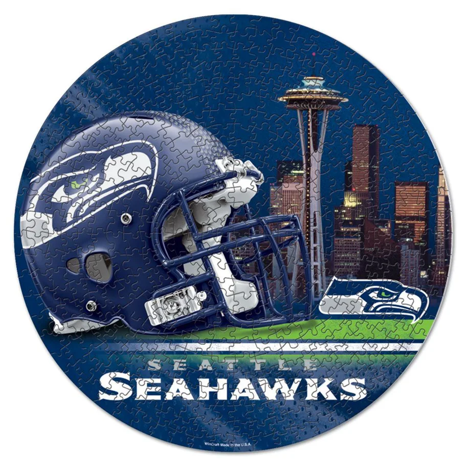 Seattle Seahawks 500 Piece Puzzle Durchmesser: ca. 51cm