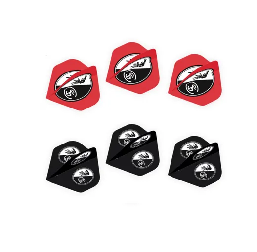 SC Freiburg Dartflights 6er Set