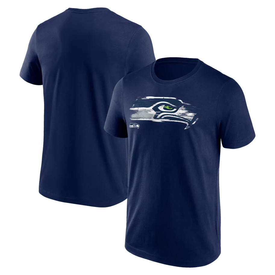 Seattle Seahawks Worn Logo Graphic T-Shirt S