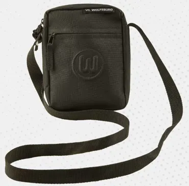 VfL Wolfsburg Cross Bag Logo schwarz