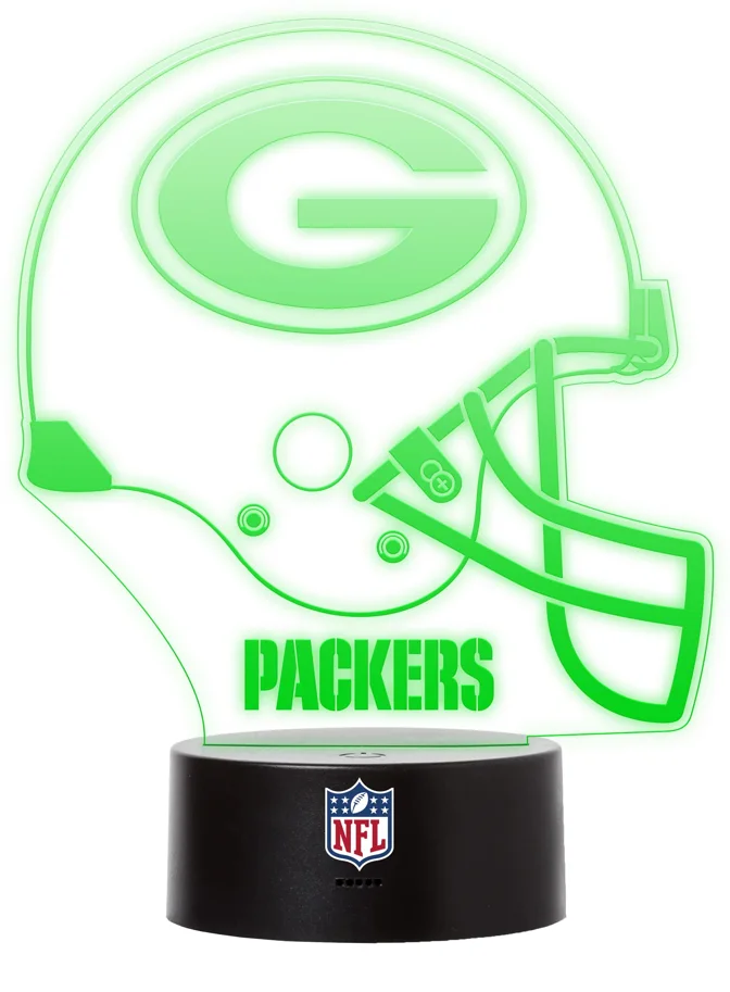 Green Bay Packers NFL LED-Licht "HELM"  