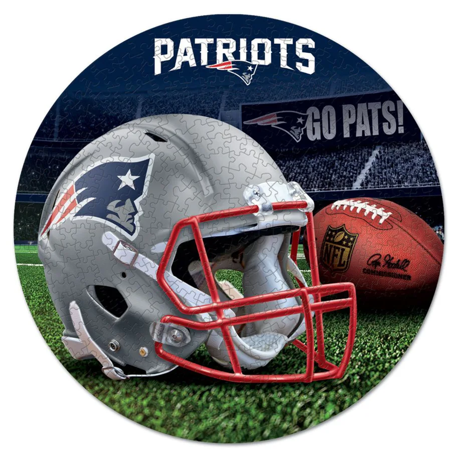 New England Patriots 500 Piece Puzzle Durchmesser: ca. 51cm