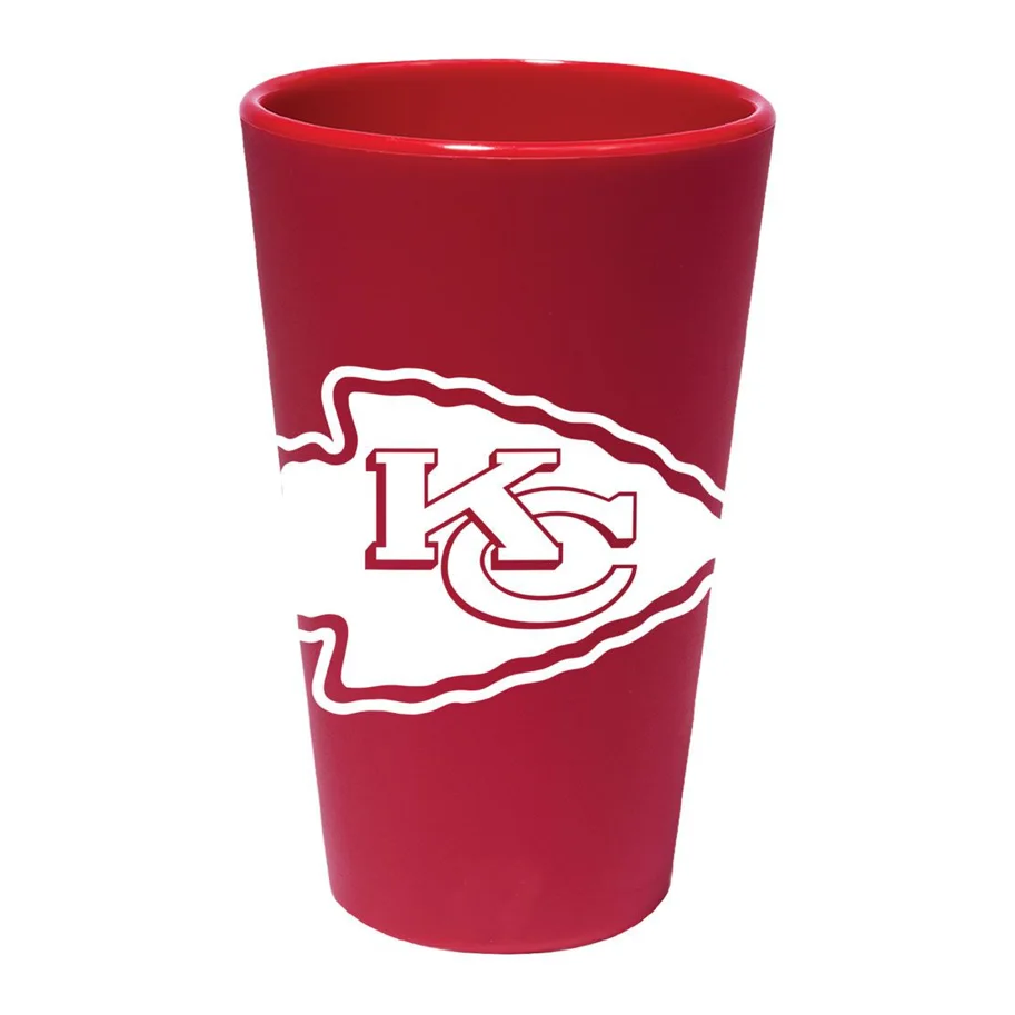 Kansas City Chiefs Silicone Pint Glass 