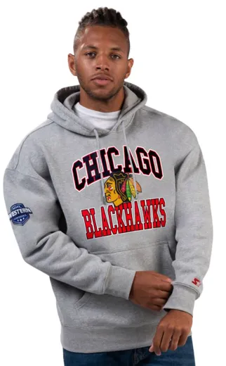 Chicago Blackhawks Starter Vintage Assist Hoodie L