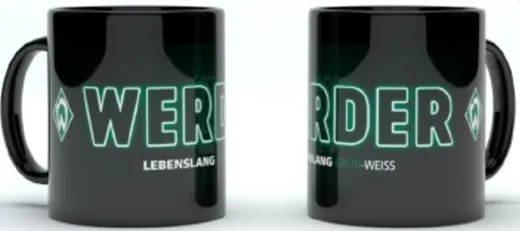 SV Werder Bremen Tasse Werder schwarz 11 Oz