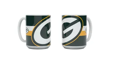 Green Bay Packers Tasse "Triple Logo " 450ml