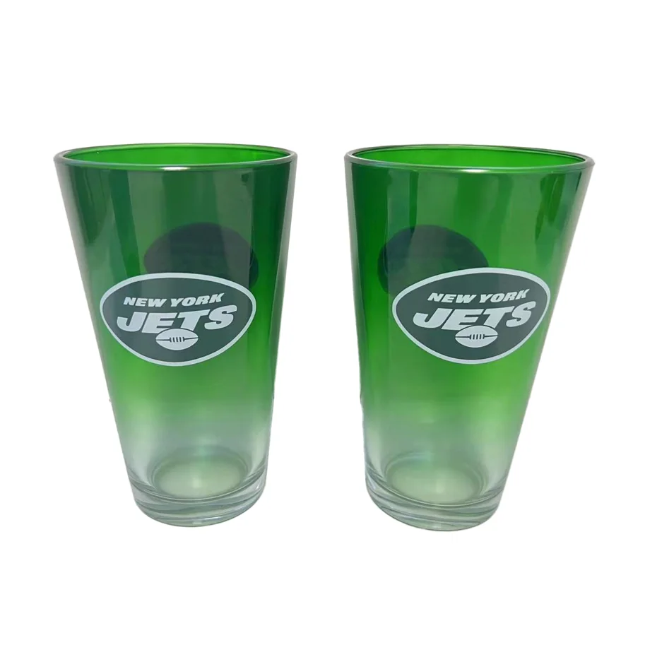 New York Jets Pint Glass 2er-Set 475ml