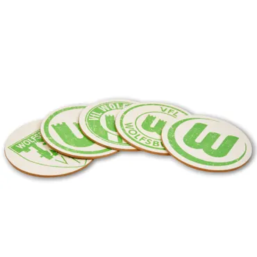 VfL Wolfsburg Korkuntersetzer 10er Set