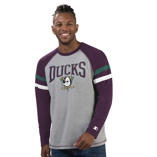 Anaheim Ducks Kick off / LS Tee Shirt L
