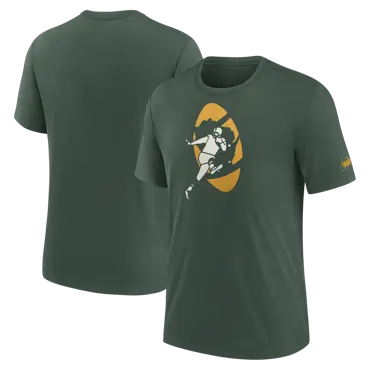 Green Bay Packers Nike Rewind Triblend T-Shirt M