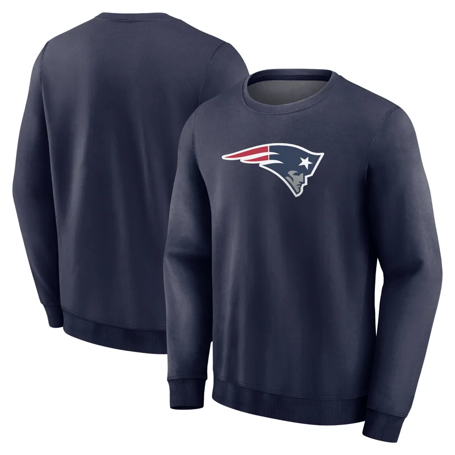 New England Patriots Primary Logo Crew Sweatshirt L