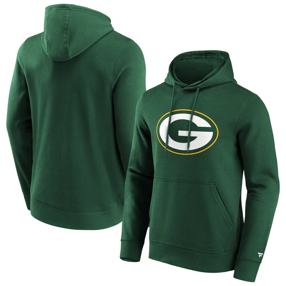 Green Bay Packers Primary Logo Graphic Hoodie v3 L