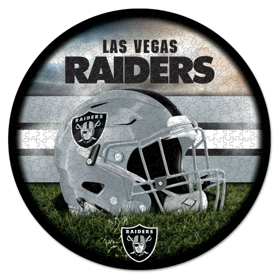 Las Vegas Raiders 500 Piece Puzzle Durchmesser: ca. 51cm