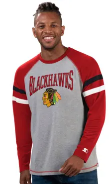 Chicago Blackhawks Starter Kick off Longsleeve L