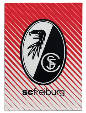 SC Freiburg Fleecedecke "Verlauf" 150x200cm, 260gsm