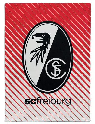 SC Freiburg Fleecedecke "Verlauf" 150x200cm, 260gsm
