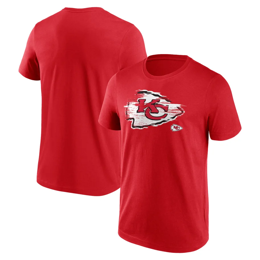 Kansas City Chiefs Worn Logo Graphic T-Shirt  M