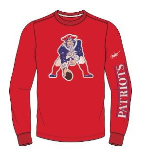 New England Patriots Nike LS Fashion Top XL