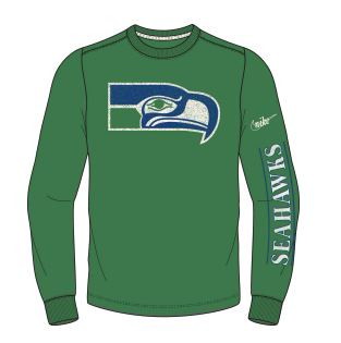 Seattle Seahawks Nike LS Fashion Top XL