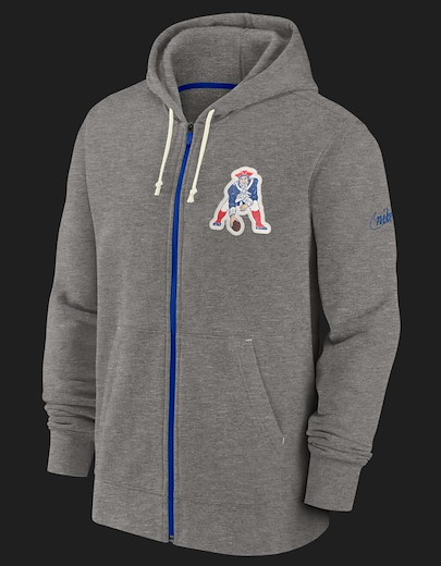 New England Patriots FZ Historic Lifestyle Hoodie XL