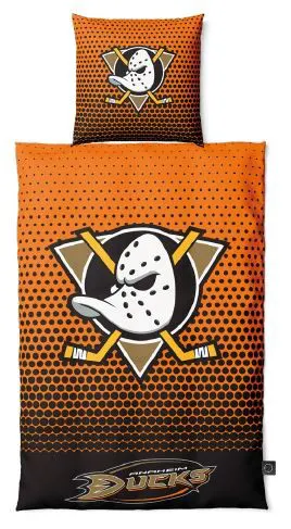 Anaheim Ducks Bettwäsche-Set "DOTS" 135x200 + 80x80cm