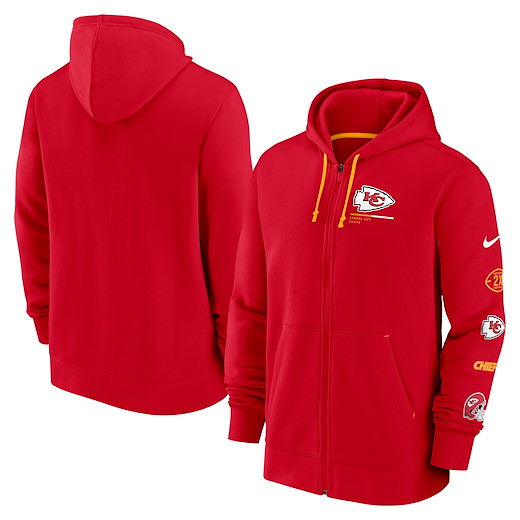 Kansas City Chiefs Nike Legacy FZ Hoodie M