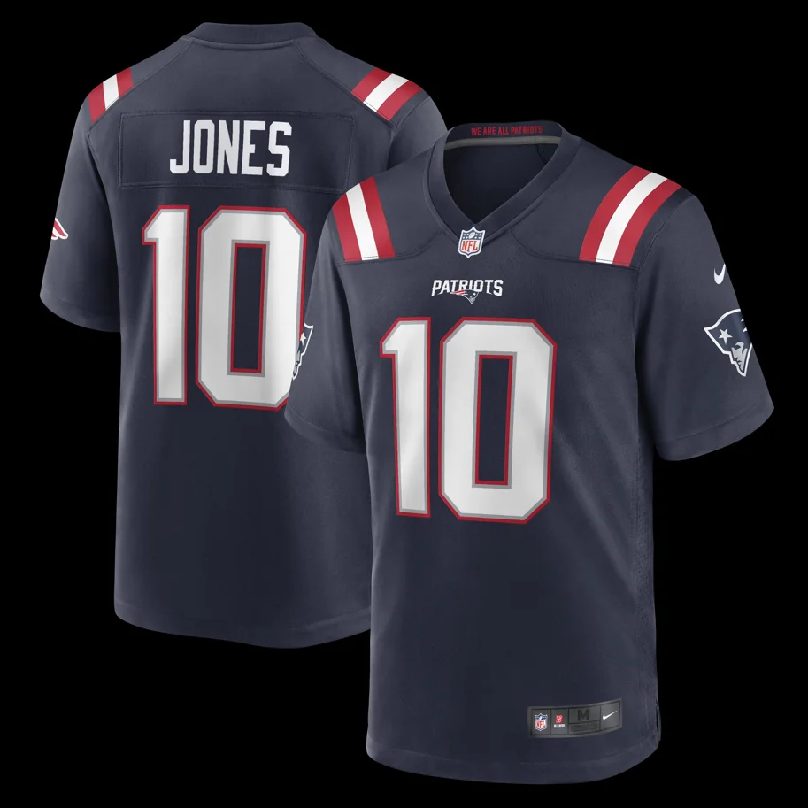 New England Patriots Nike Home Jersey Jones 10 L